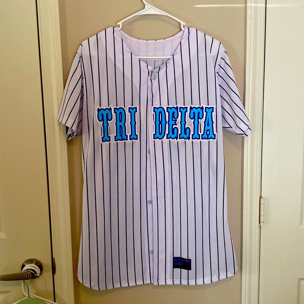 Tri delta baseball jersey L